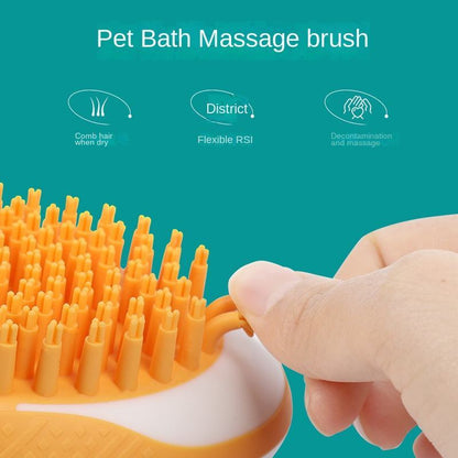 Bath Brush with Shampoo Dispenser