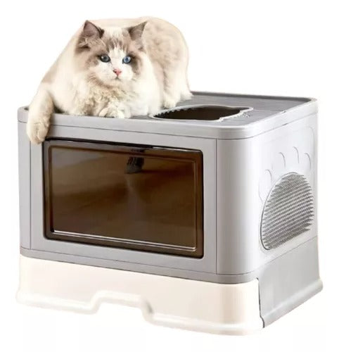 Arenero Para Gato Con Tapa Ventilación