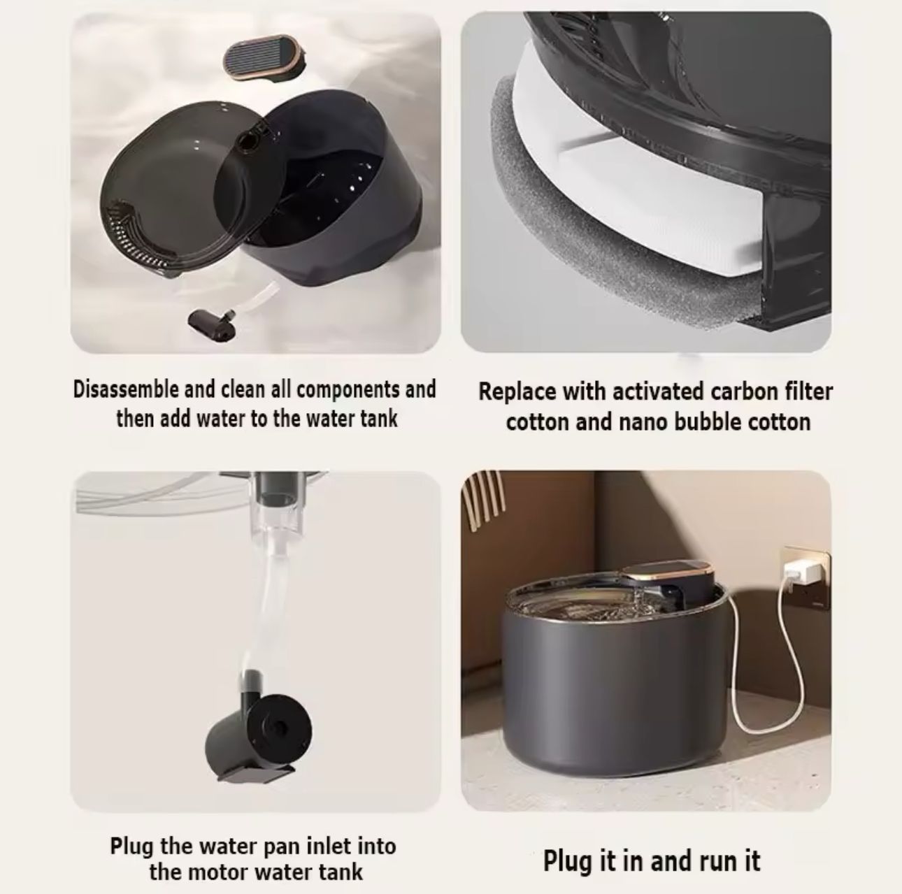 Bebedero Inteligente Automático para Perros y Gatos