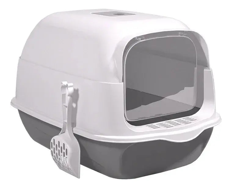Caja de Arena Cerrada para Gatos
