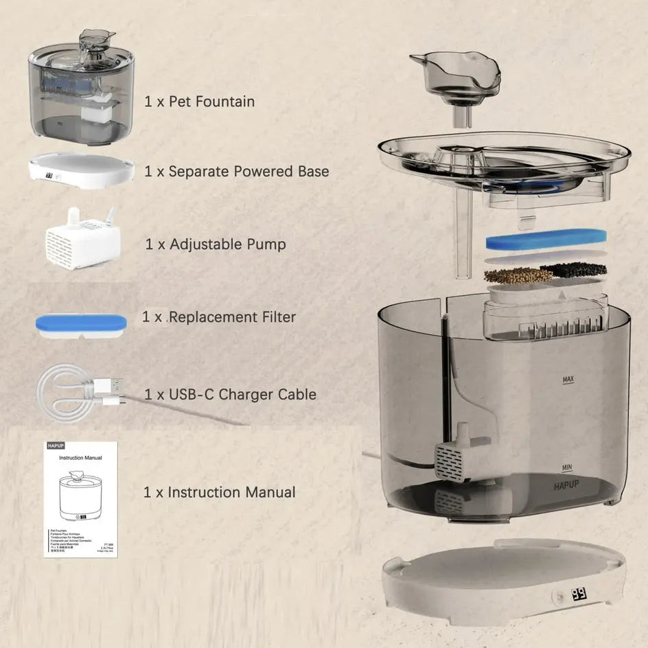 Fuente De Agua Automatica Para Mascotas
