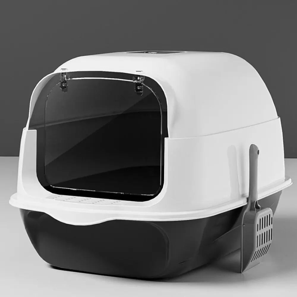 Caja de Arena Cerrada para Gatos