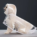 Impermeable traslucido para mascota