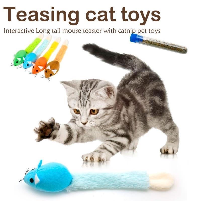 Long-tail mouse toy
