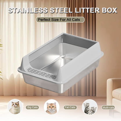 Stainless Steel Litter Box
