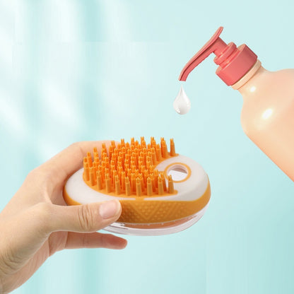 Bath Brush with Shampoo Dispenser