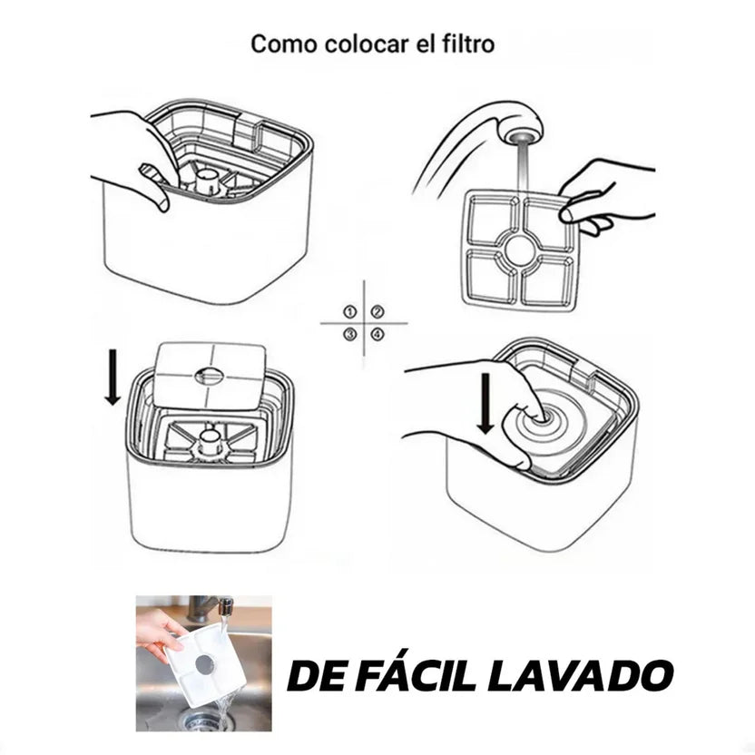 Fuente De Agua Para Perros y Gatos